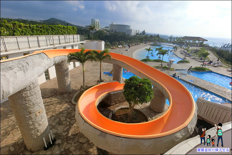 【沖繩海景飯店】沖繩萬豪飯店 (Okinawa Marriott Hotel&Spa) 無料滑水道/房內無邊際觀景台/第一次被升等的經驗分享