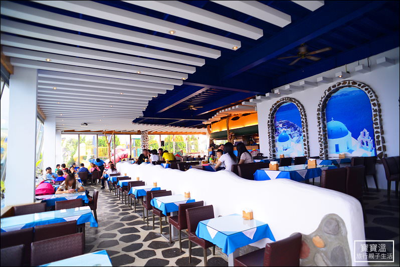 桃園景觀餐廳》白圍牆地中海景觀咖啡，坐擁乳姑山美景的親子溜滑梯餐廳