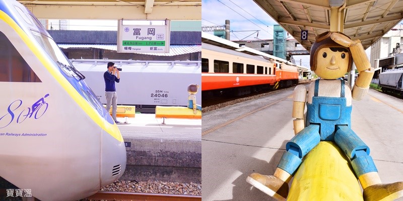 桃園富岡車站｜搭火車去童趣鉛筆車站，騎UBike找大白鷺鷥