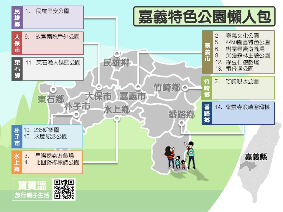 2025【嘉義特色公園懶人包】TOP10 嘉義共融式遊戲場、嘉義主題公園整理
