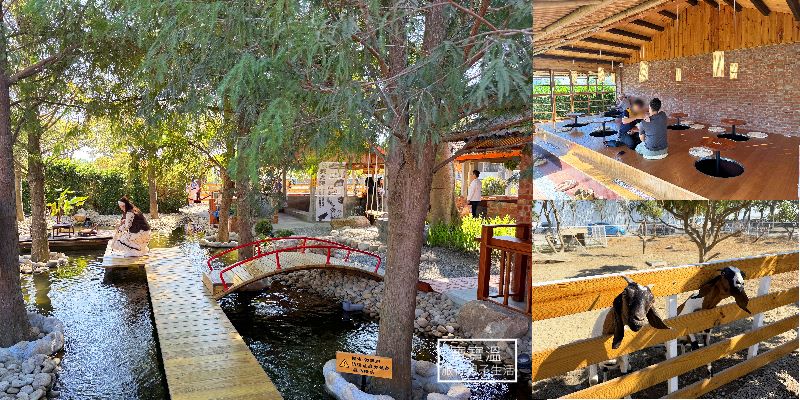 雲林虎尾【虎珍堂森之院】雲林最新風格甜點店, 百年三合院老宅新生, 落羽松庭院, 動物互動都好有趣