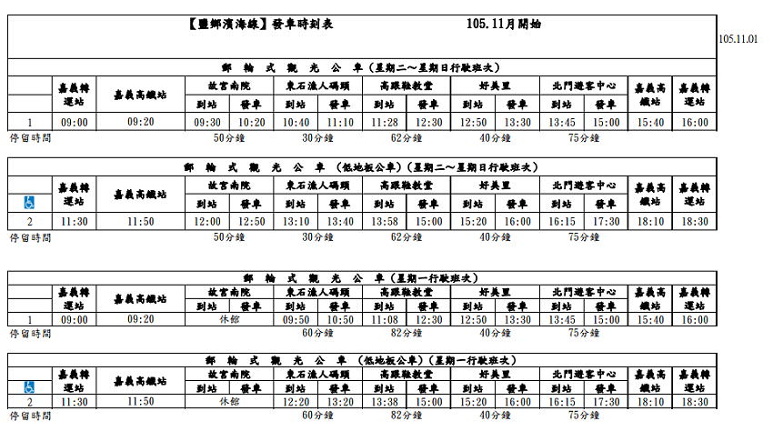 台灣好行.jpg - 台灣好行 鹽鄉濱海線